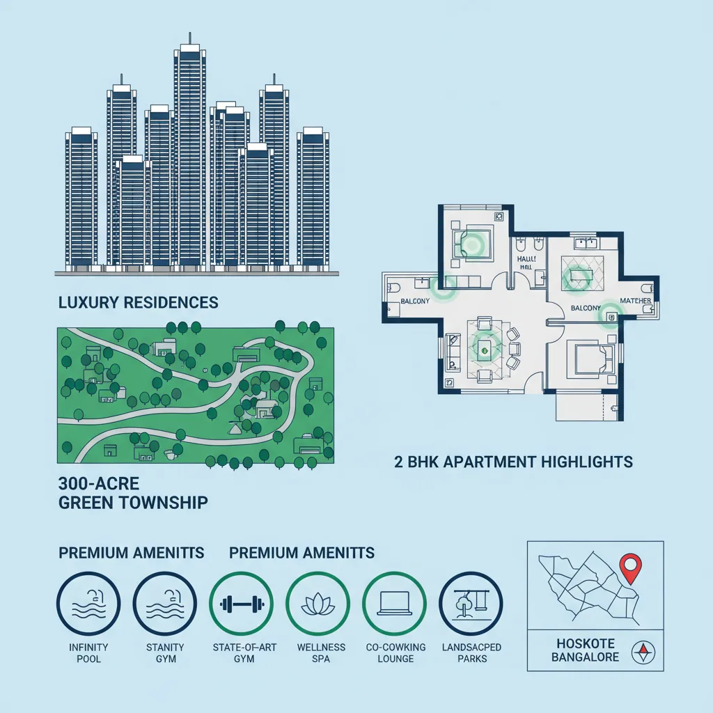 2 BHK Apartments in Sobha One World