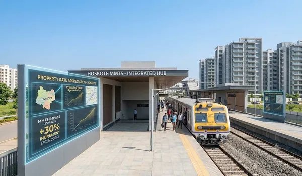Impact of The South Central Railway Multi Modal Transport System On Hoskote Property Rates